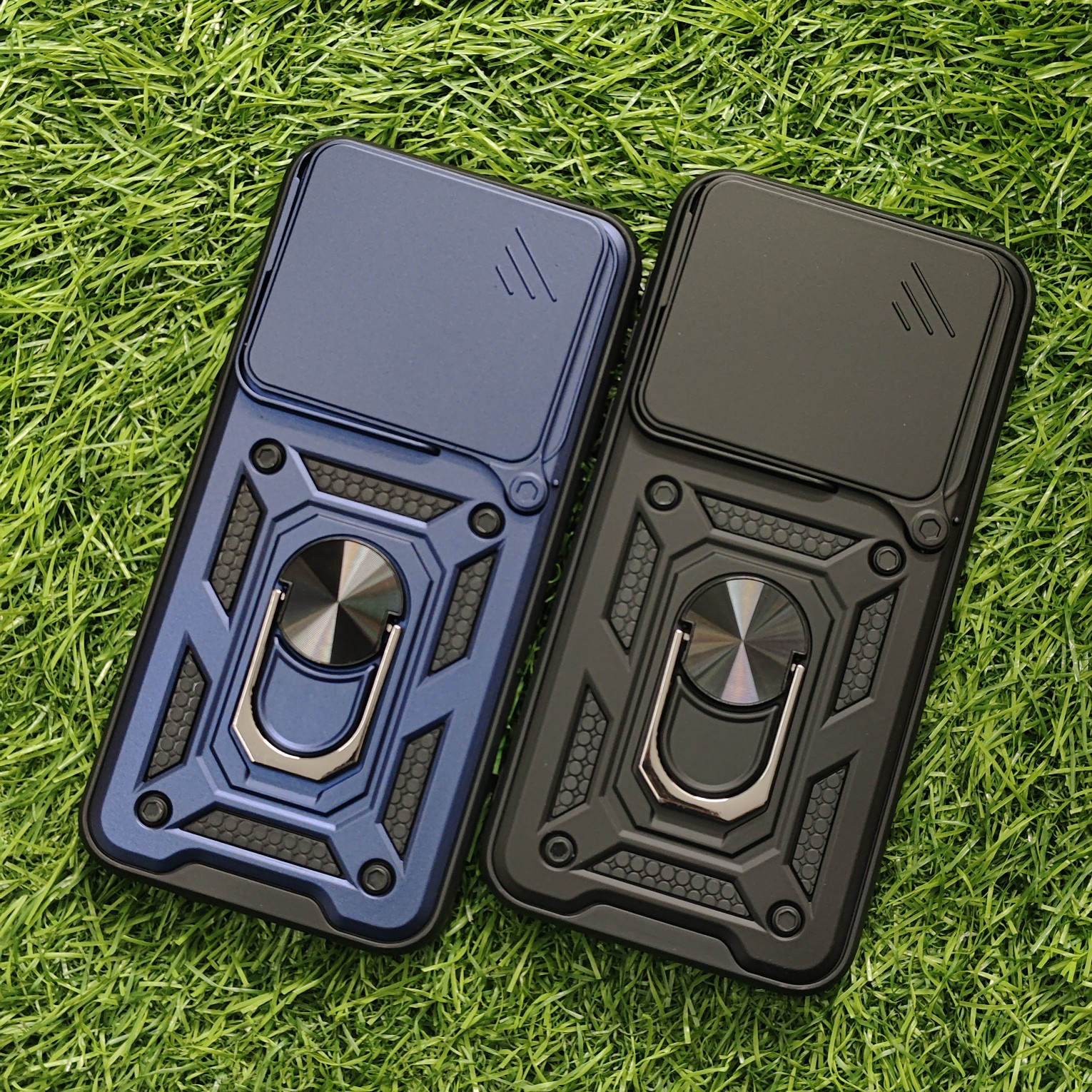 Vivo X200 FE Shutter Armor Back Cover with ring holder - Image 3