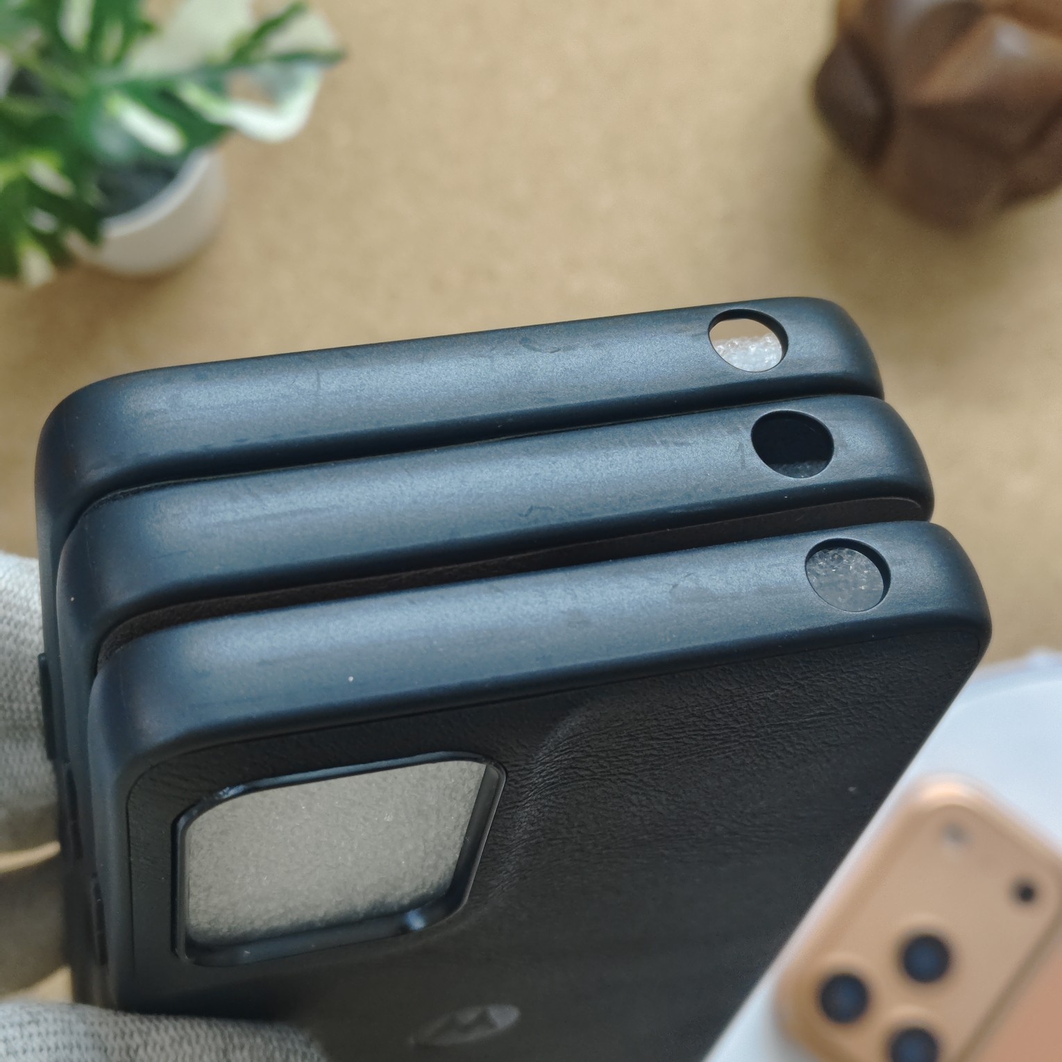 Motorola G06 Power Premium Leather Finish Back Cover - Image 5