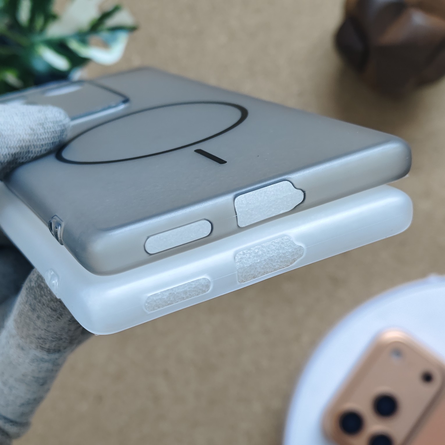 Vivo V27 & V27 Pro Paper Silicon Shadow Back Cover No Magsafe - Image 4