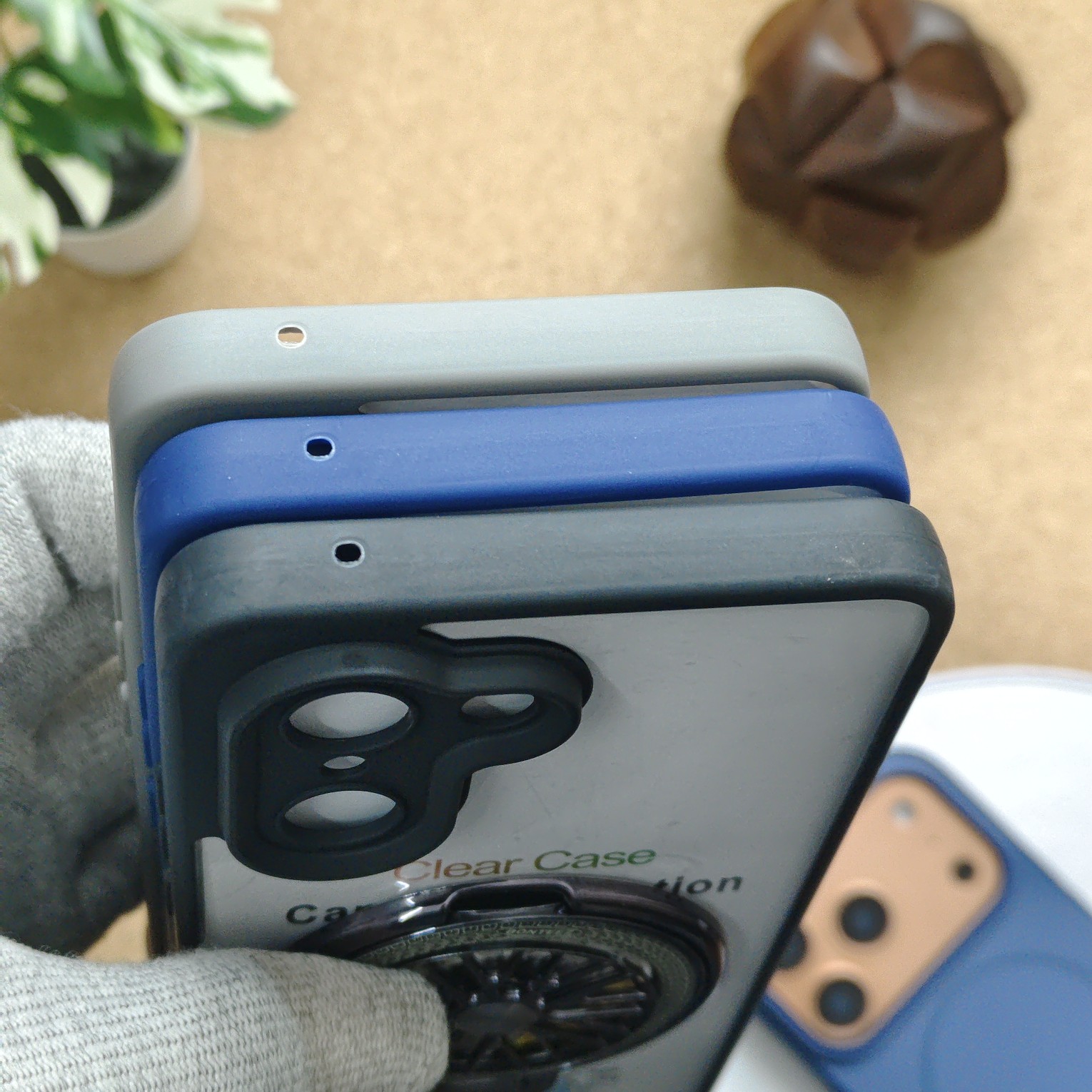 Oneplus Nord CE 5 Transparent Wheel Magsafe Stand Back Cover - Image 5