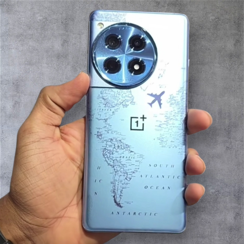 Travel Design Matte Transparent Mobile Skin For OnePlus
