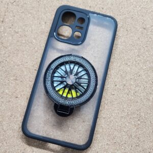 Oppo F31 Premium Transparent Doyers Back Cover With Wheel Magsafe Stand