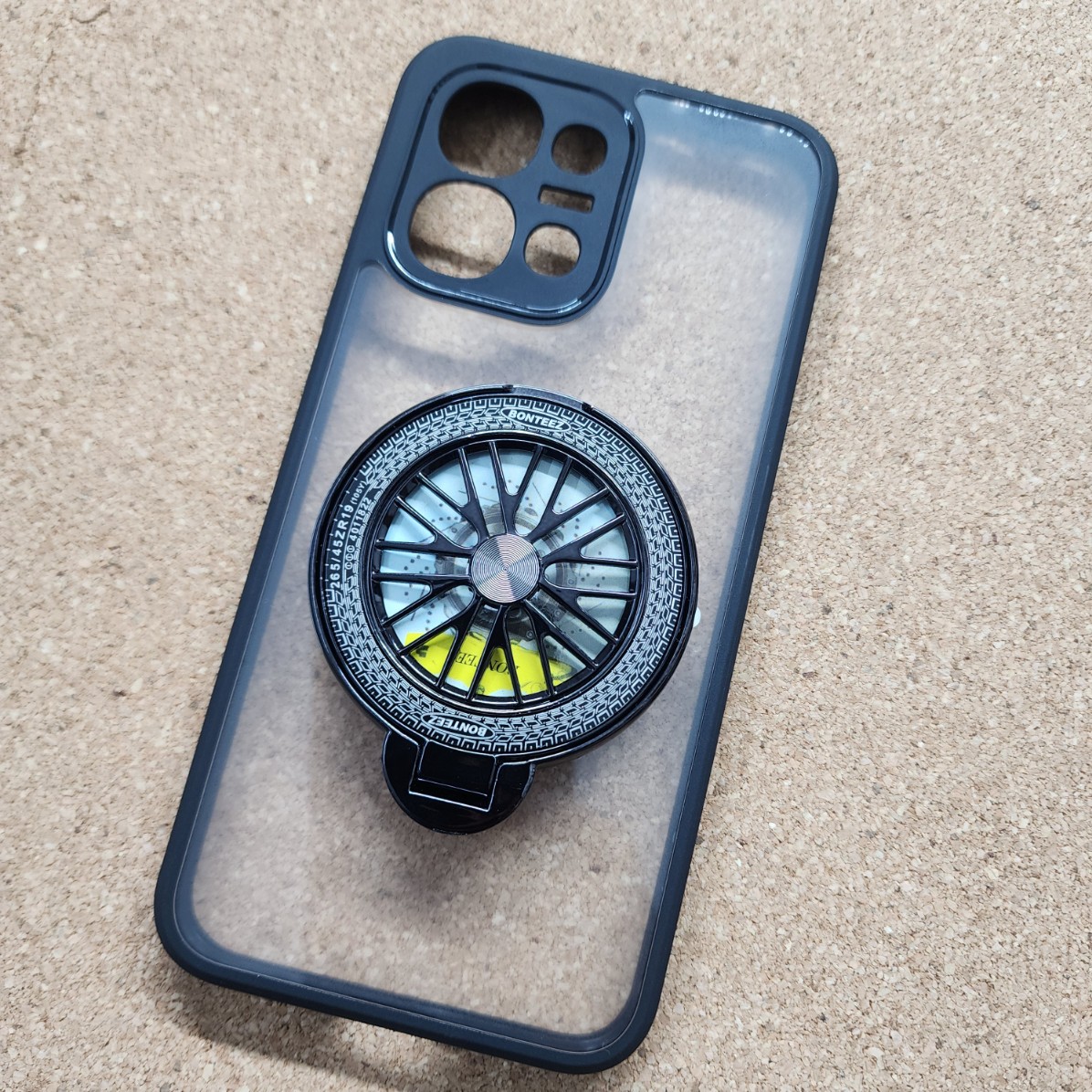 Oppo F31 Premium Transparent Doyers Back Cover With Wheel Magsafe Stand