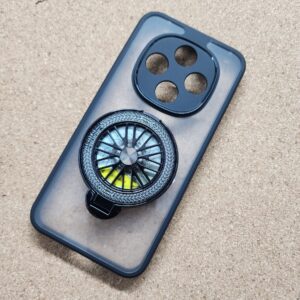 Premium Transparent Doyers Back Cover With Wheel Magsafe Stand