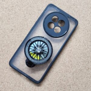 Premium Transparent Doyers Back Cover With Wheel Magsafe Stand