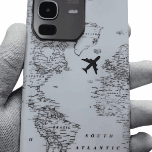 White Non Transparent Travel Design Mobile Skin For Infinix Mobile