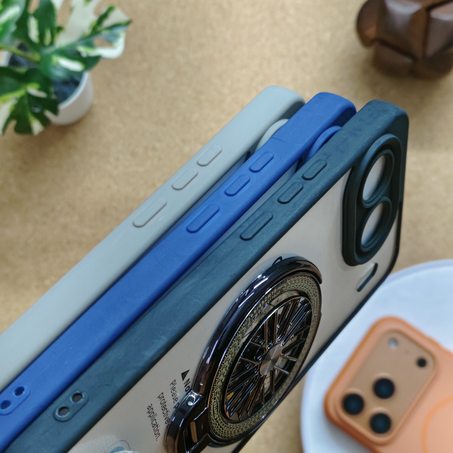 Oneplus Nord 4 Transparent Wheel Magsafe Stand Back Cover - Image 3