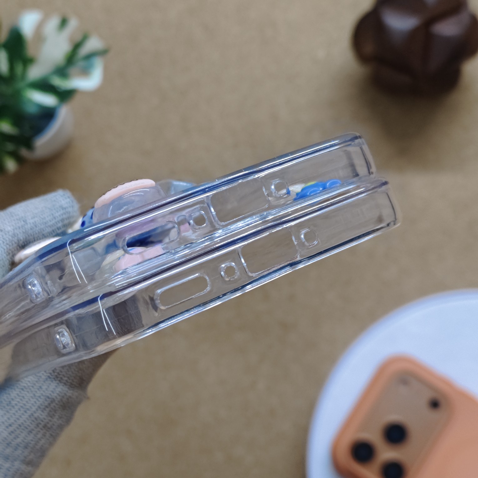 Samsung A56 Premium Transparent 3D Labubu Dolls Back Cover - Image 4