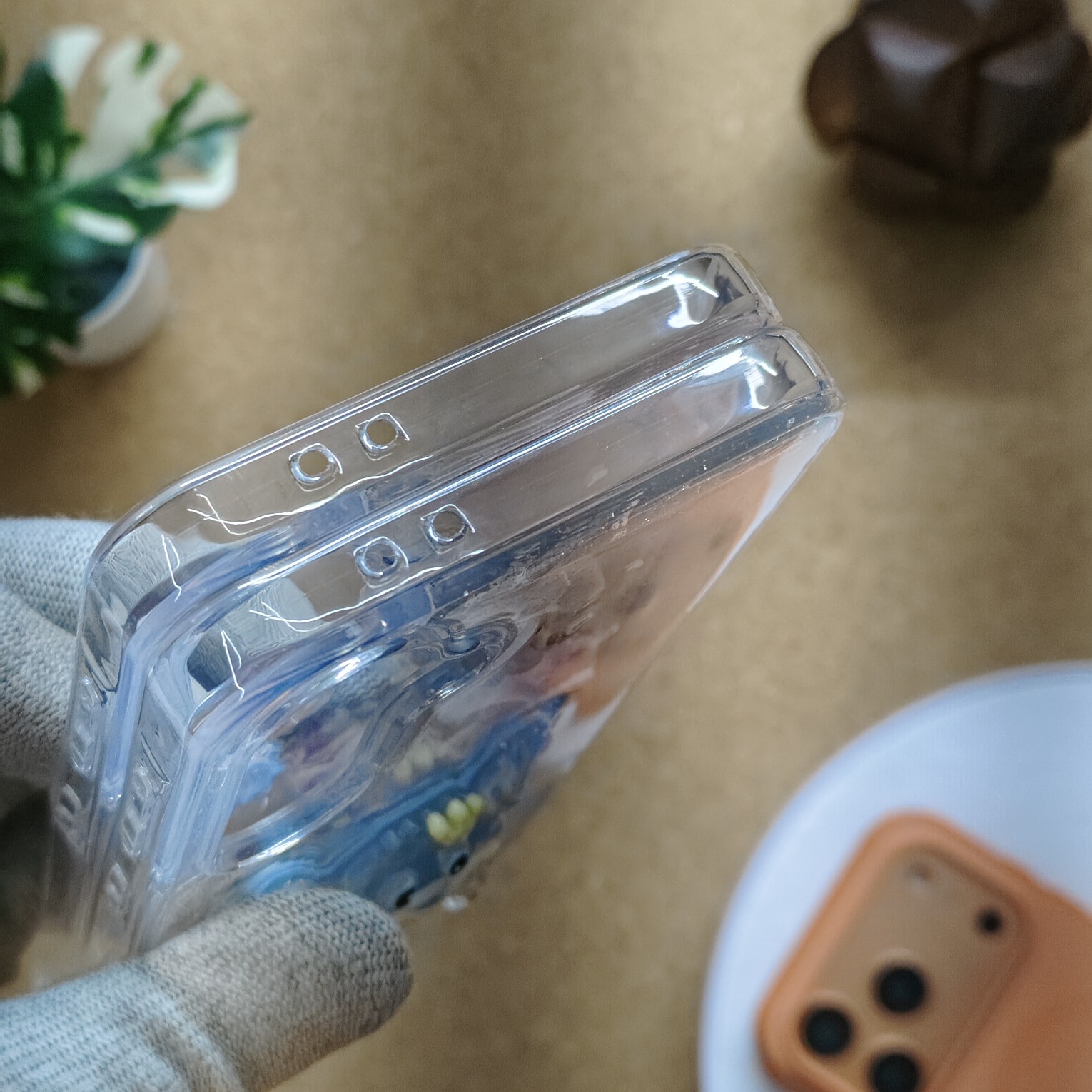 Samsung A56 Premium Transparent 3D Labubu Dolls Back Cover - Image 5