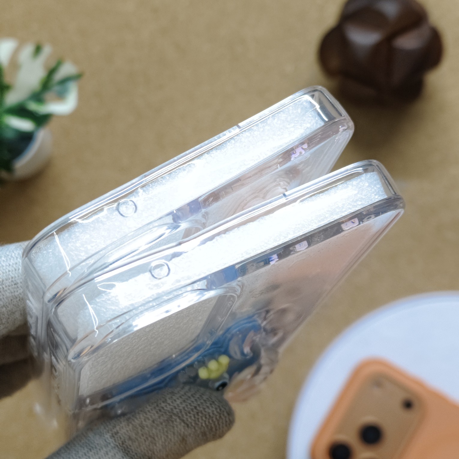 Samsung A55 Premium Transparent 3D Labubu Dolls Back Cover - Image 5