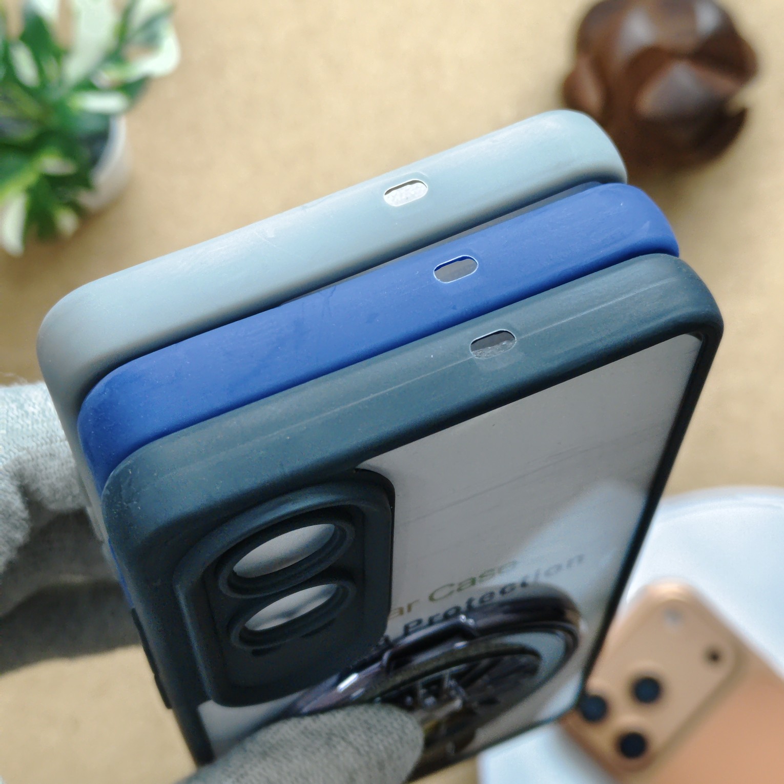 Oneplus Nord CE 4 Lite Transparent Wheel Magsafe Stand Back Cover - Image 5