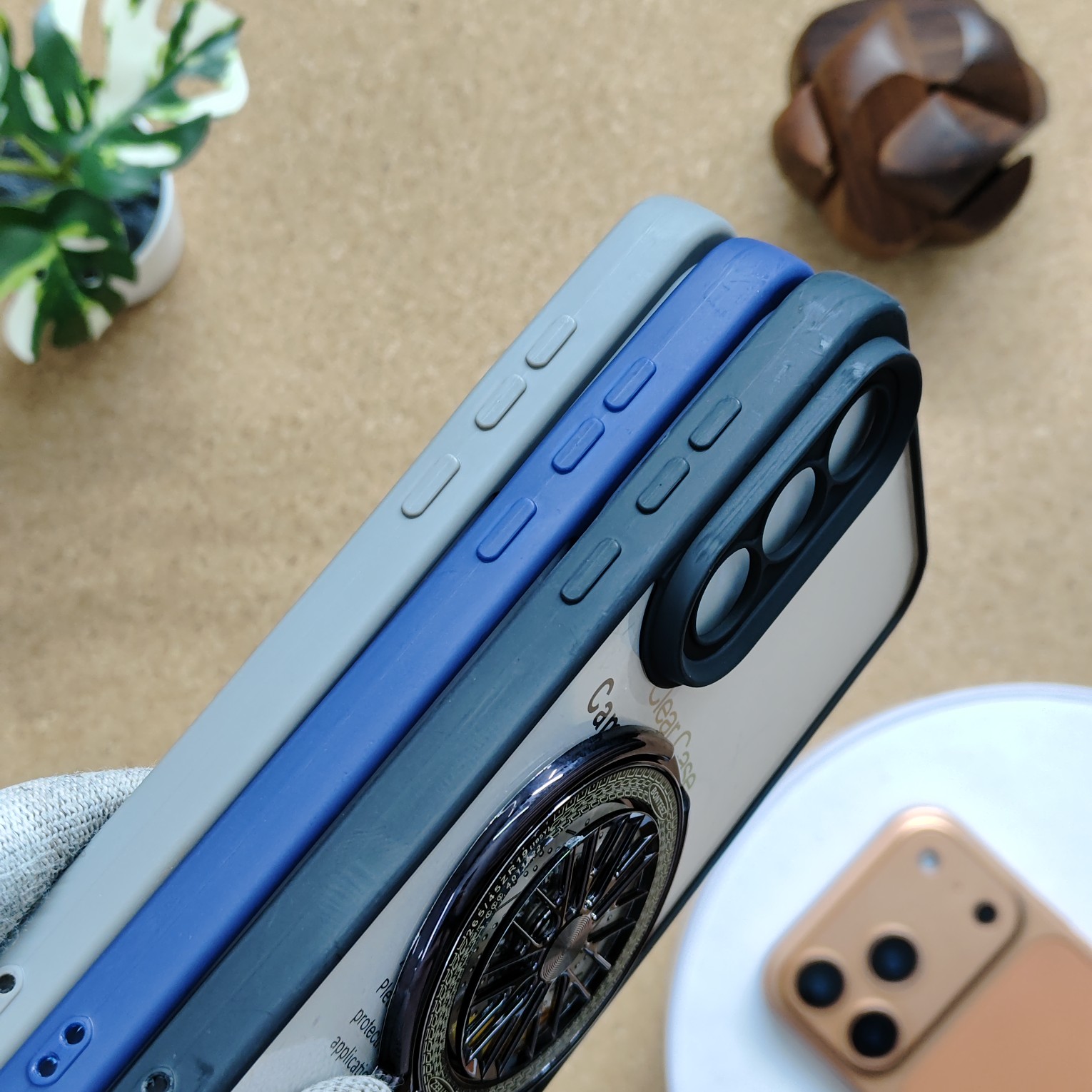 Oneplus Nord 5 Transparent Wheel Magsafe Stand Back Cover - Image 3