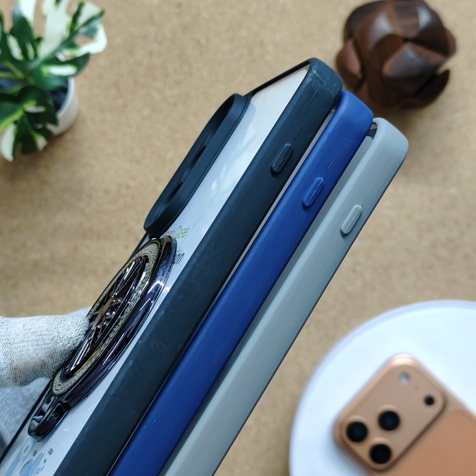 Oneplus Nord 5 Transparent Wheel Magsafe Stand Back Cover - Image 5