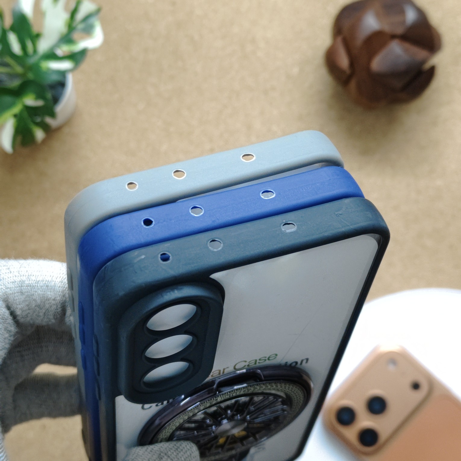 Oneplus Nord 5 Transparent Wheel Magsafe Stand Back Cover - Image 6