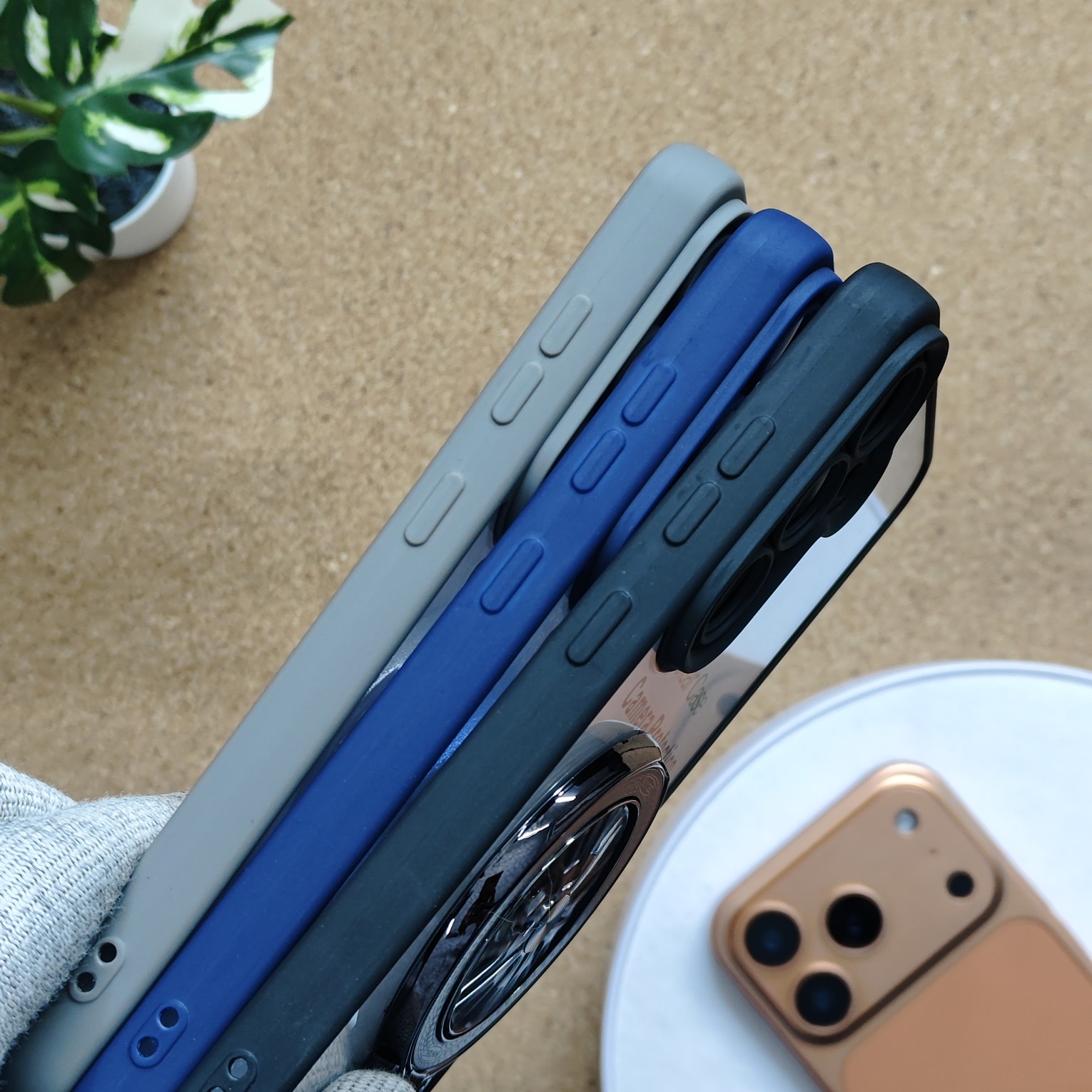 Samsung Galaxy S24 FE Transparent Wheel Magsafe Stand Back Cover - Image 3