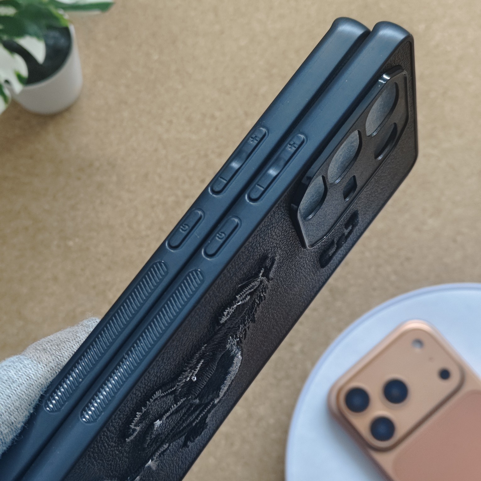 Infinix Note 50s Premium Polo Leather Back Cover - Image 3