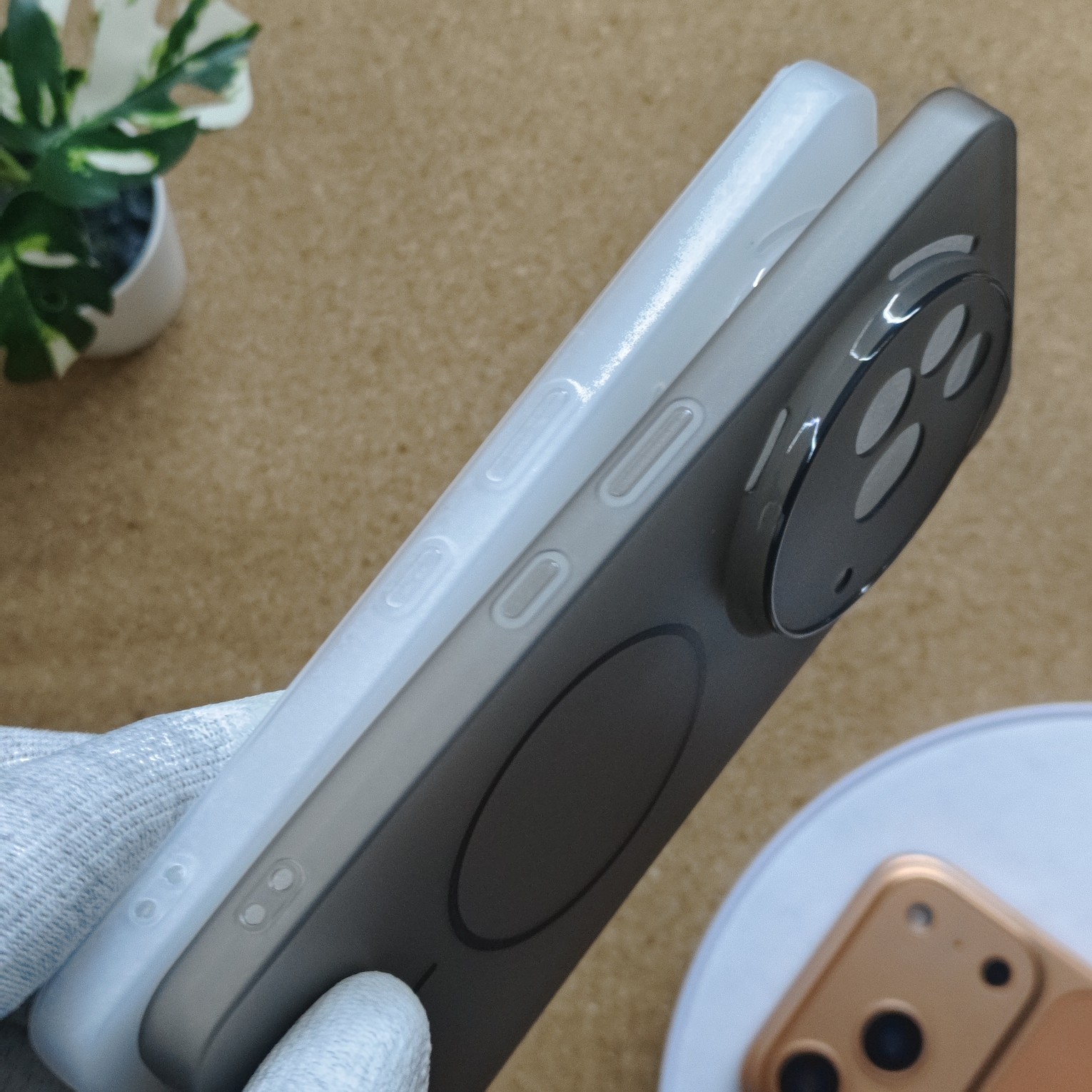 Nothing Phone 3a Pro Paper Silicon Shadow Back Cover No Magsafe - Image 3