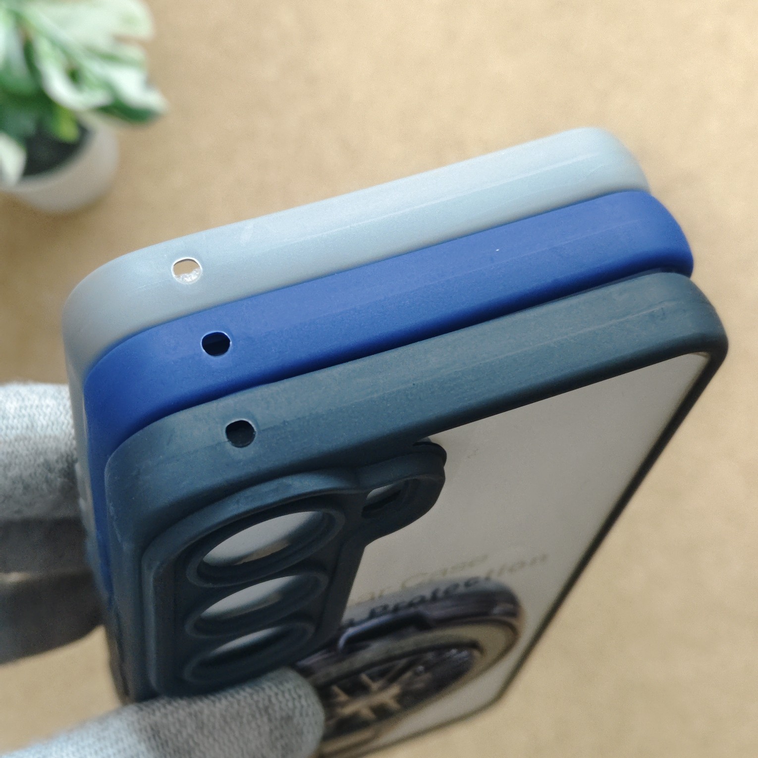 Vivo Y300 & V40 Lite Transparent Wheel Magsafe Stand Back Cover - Image 5