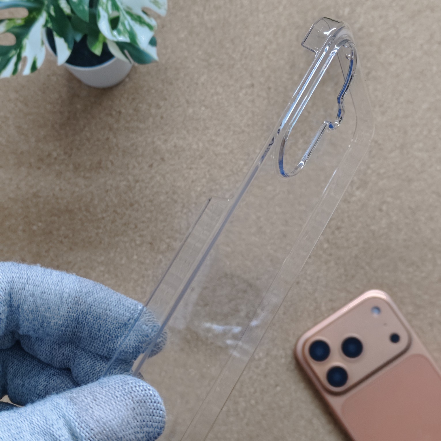 Samsung A37 Transparent Crystal PC Hard Back Cover - Image 3