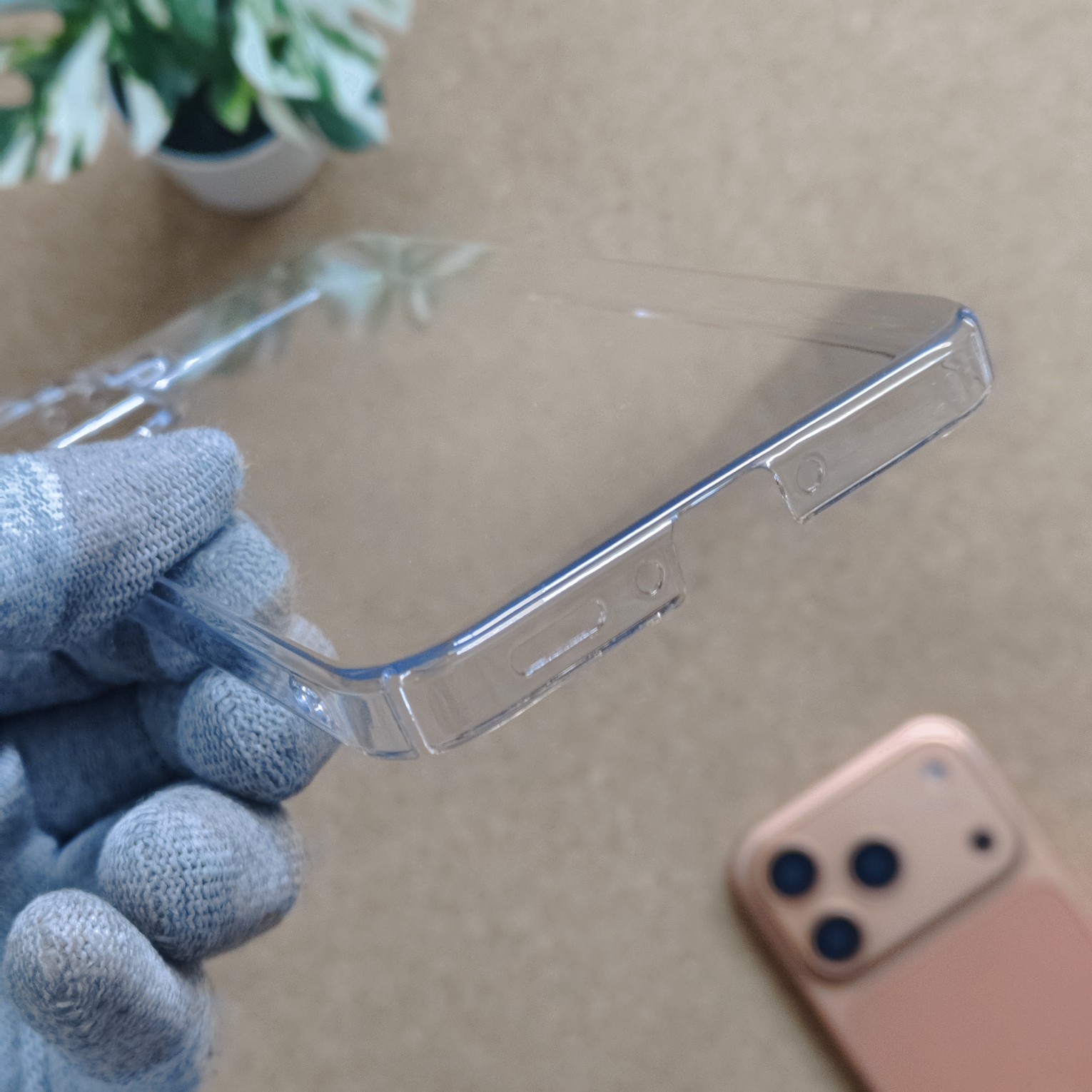 Samsung A37 Transparent Crystal PC Hard Back Cover - Image 4