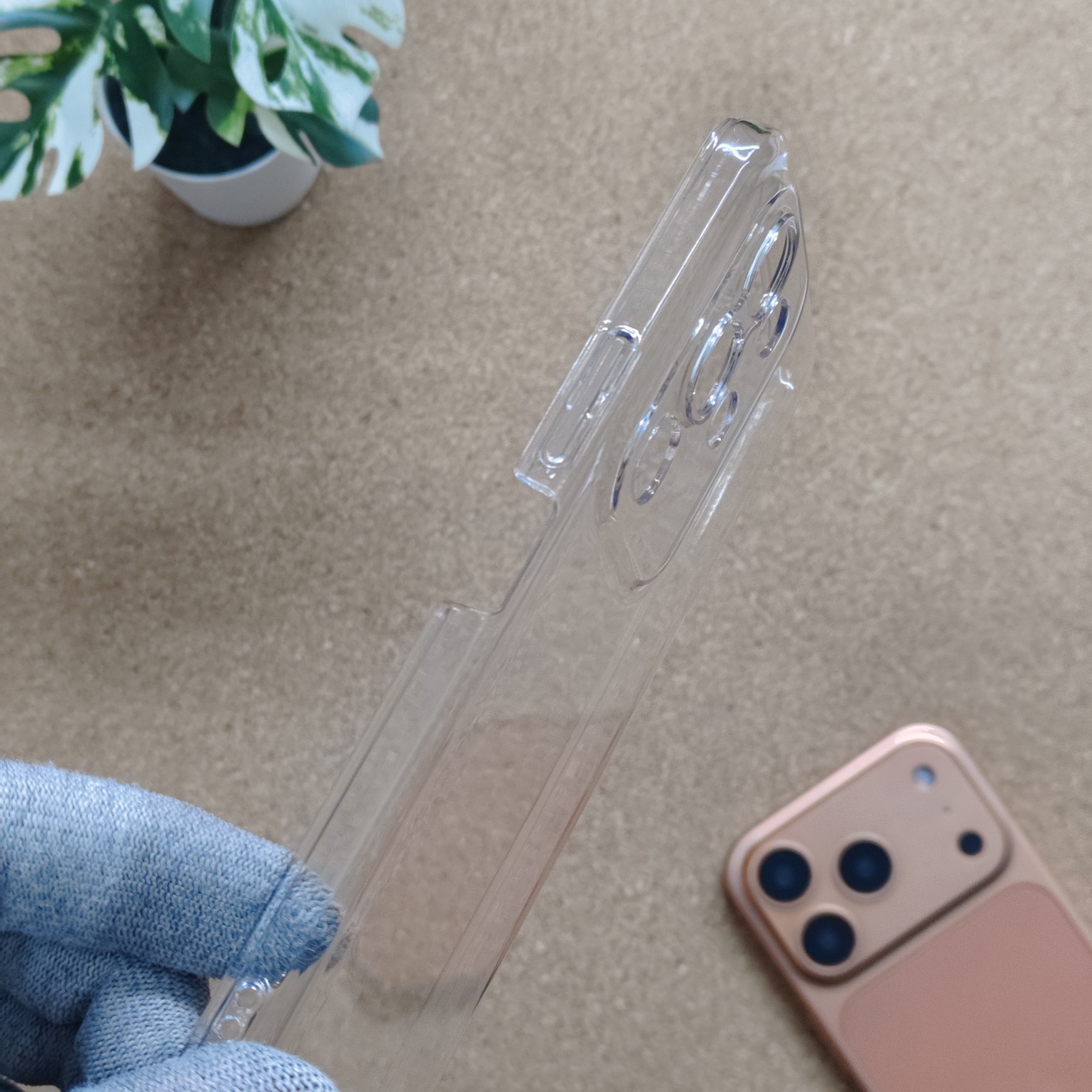 Vivo Y31 Pro Transparent Crystal PC Hard Back Cover - Image 3