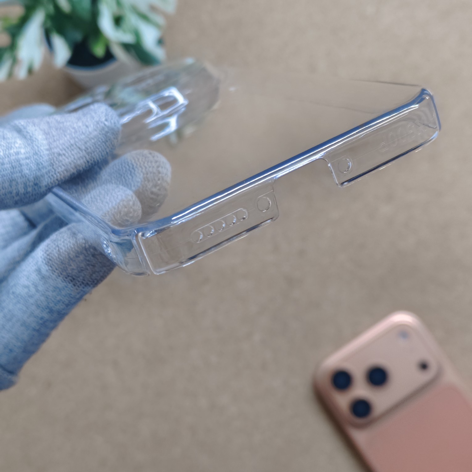 Vivo X300 Pro Transparent Crystal PC Hard Back Cover - Image 4