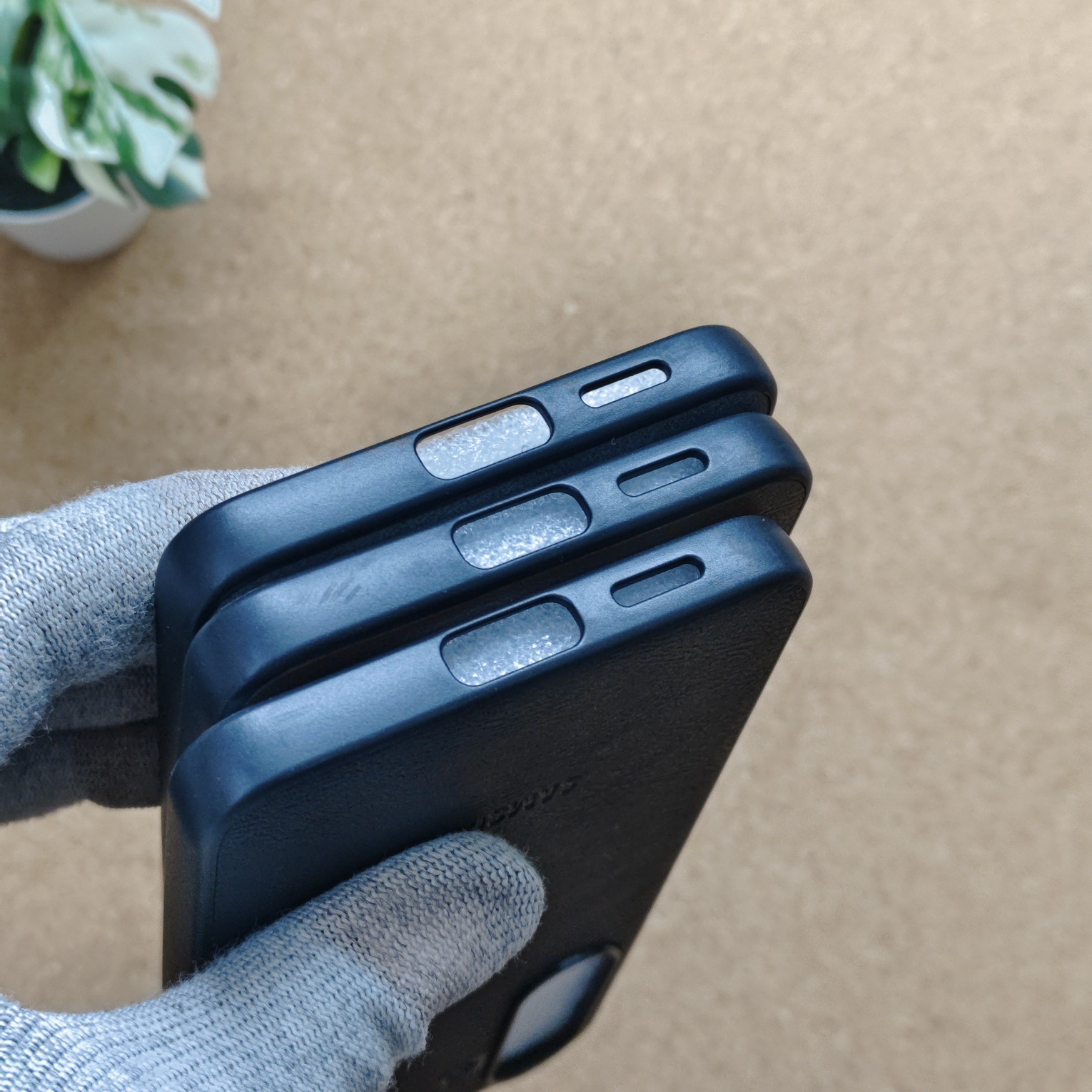 Samsung Galaxy S25 FE Premium Leather Finish Back Cover - Image 4