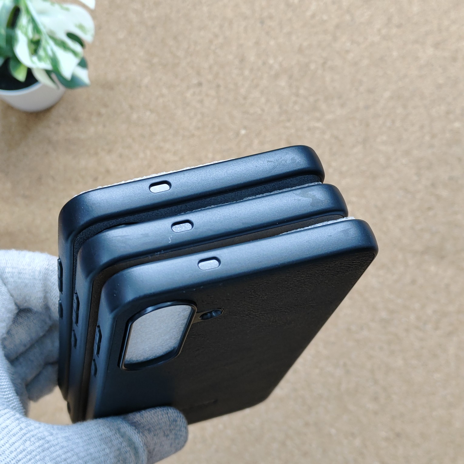 Samsung Galaxy S25 FE Premium Leather Finish Back Cover - Image 5