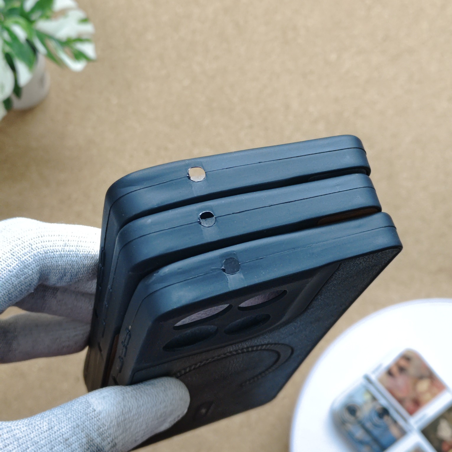 Motorola G86 & G86 Power Stylish Silicon Textured No Magsafe Back Cover - Image 5