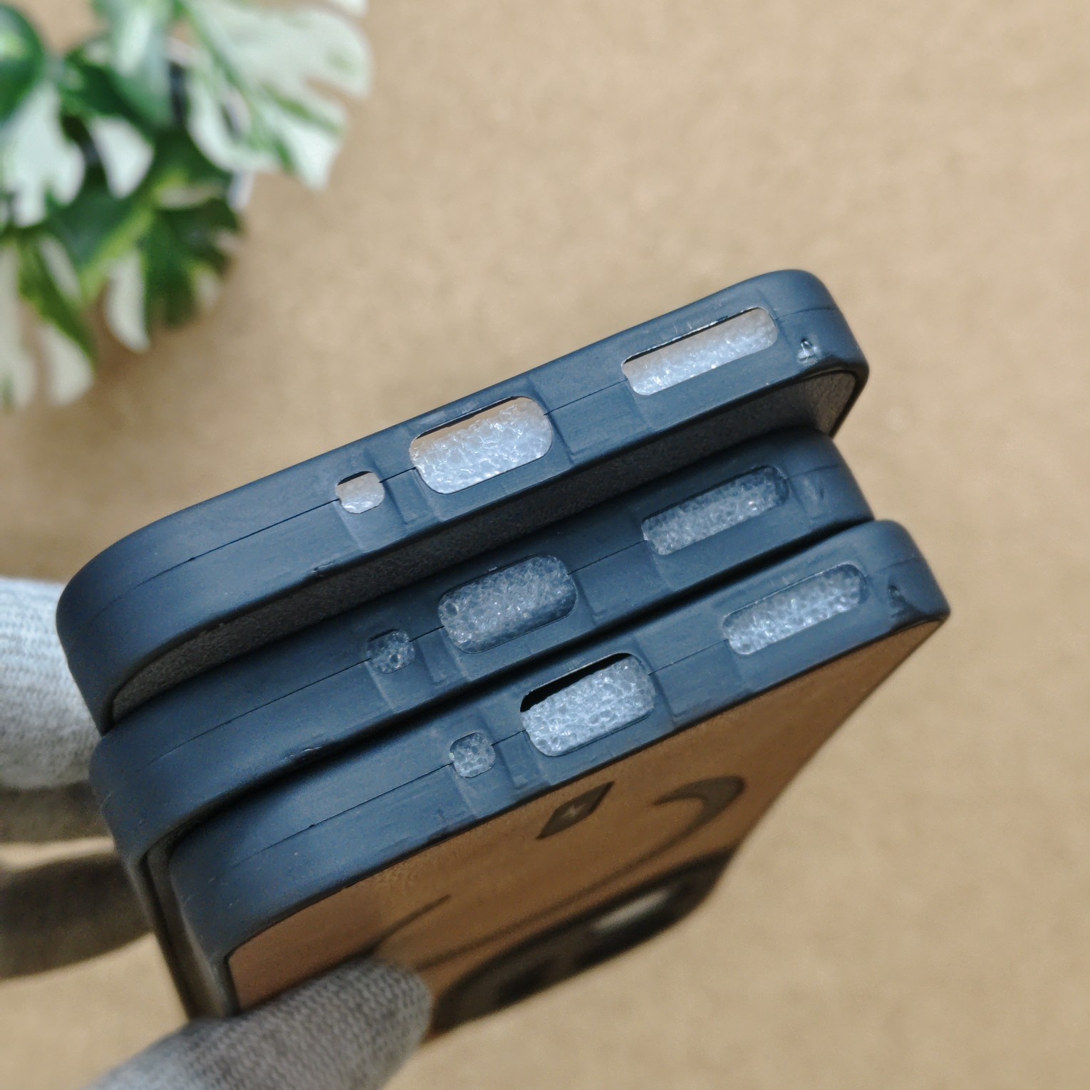 Oppo Reno 15 Pro Stylish Silicon Textured No Magsafe Back Cover - Image 4