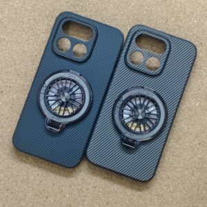 Realme 16 Pro Premium Carbon Design Back Cover With Wheel Magsafe Stand