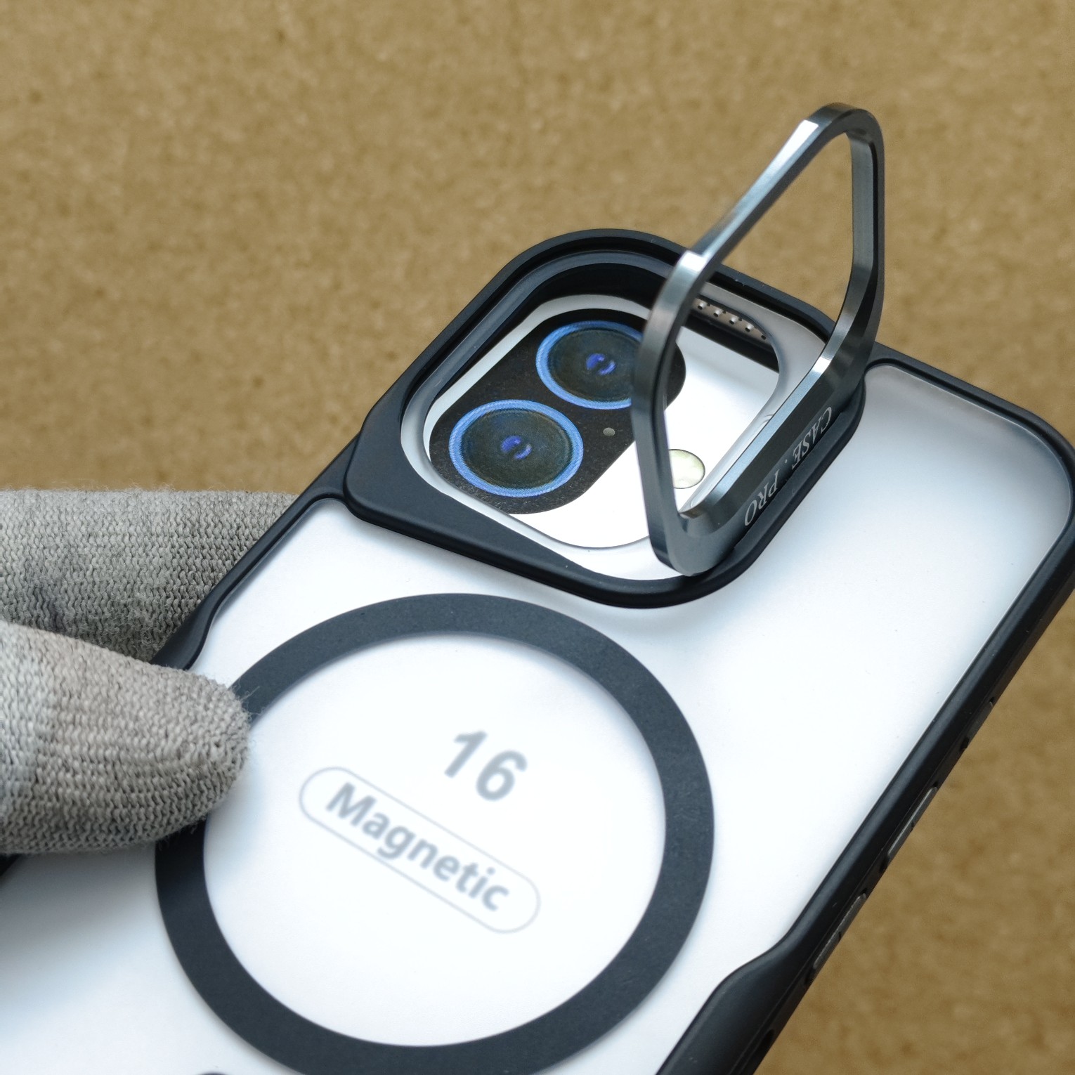 iPhone 16 Premium Magsafe Camera Stand Back Cover - Image 7