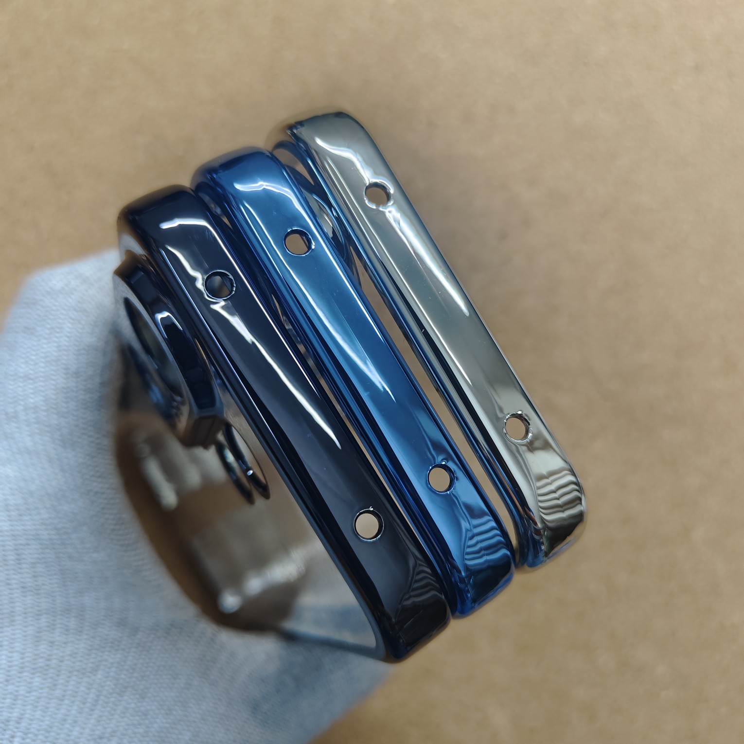 Vivo X200 FE Stylish Transparent Chrome PC Hard Back Cover With Wheel Magsafe Stand