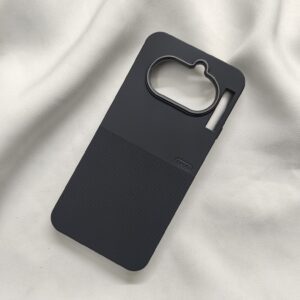 Nothing Phone 4a Black Beots Nilkin Back Cover with cloth inside