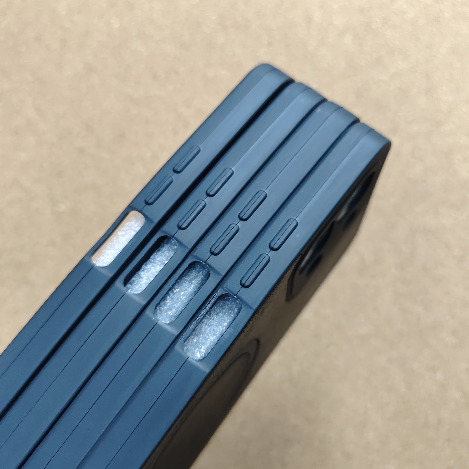 iQOO Z11x Stylish Silicon Textured No Magsafe Back Cover - Image 3