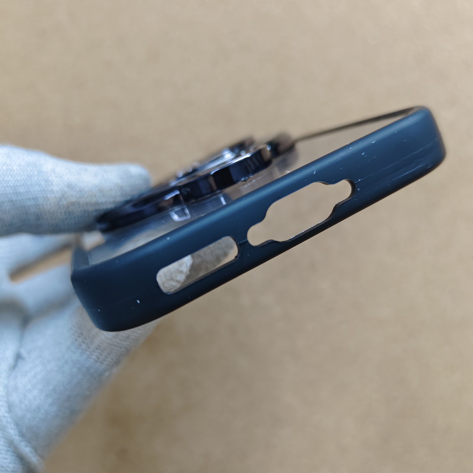 iQOO 15R Premium Transparent Doyers Back Cover With Wheel Magsafe Stand - Image 4