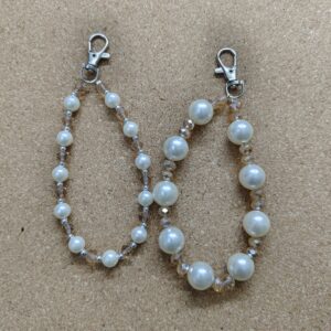 Pearl Stylish Girlish Charms Accessories For Mobile Phone