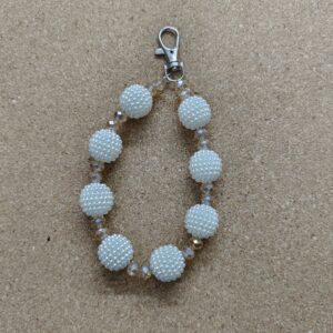 Dotted Pearl Stylish Girlish Charms Accessories For Mobile Phone