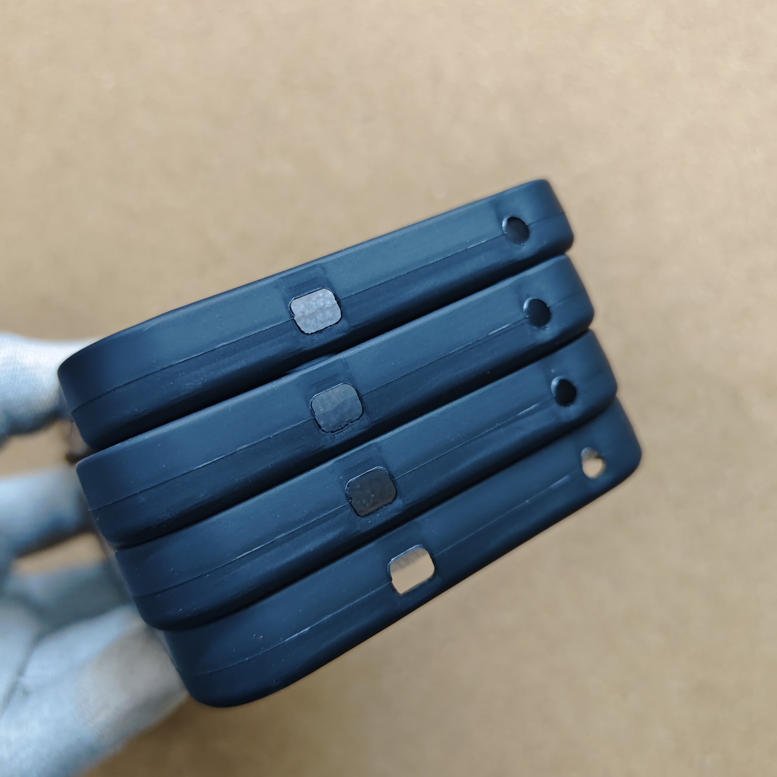 Realme 16 Stylish Silicon Textured No Magsafe Back Cover - Image 5