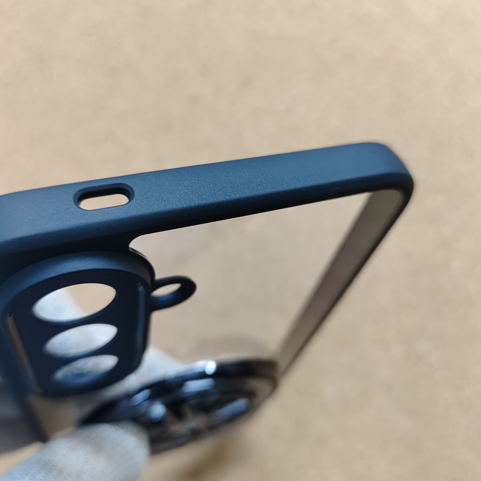 Samsung Galaxy A57 Premium Transparent Doyers Back Cover Magsafe Wheel - Image 5