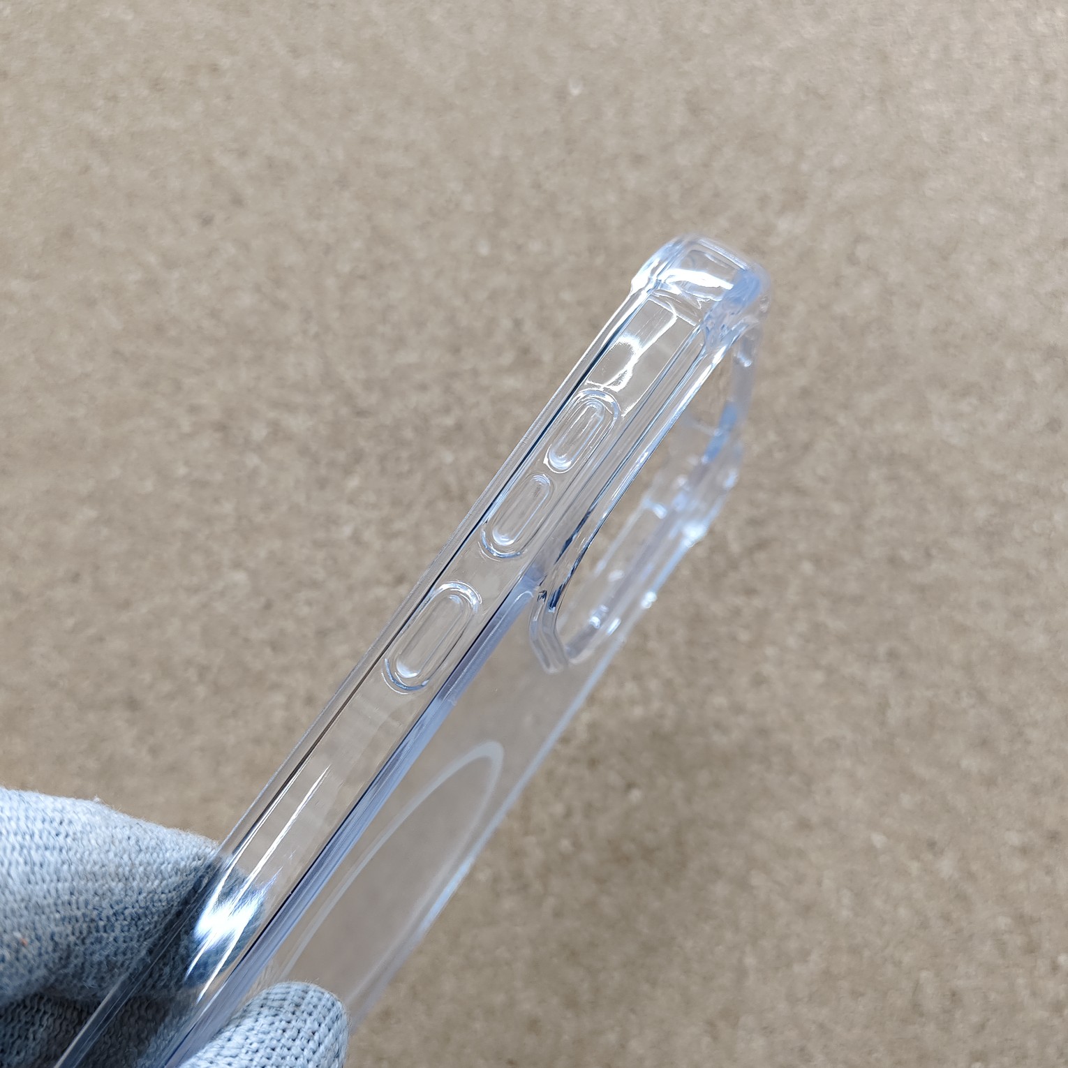 Oppo Find X9 Shockproof Silicon Transparent Back Cover No Magsafe - Image 3