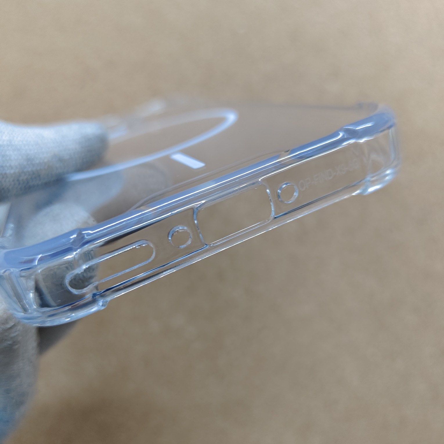 Oppo Find X9 Shockproof Silicon Transparent Back Cover No Magsafe - Image 4