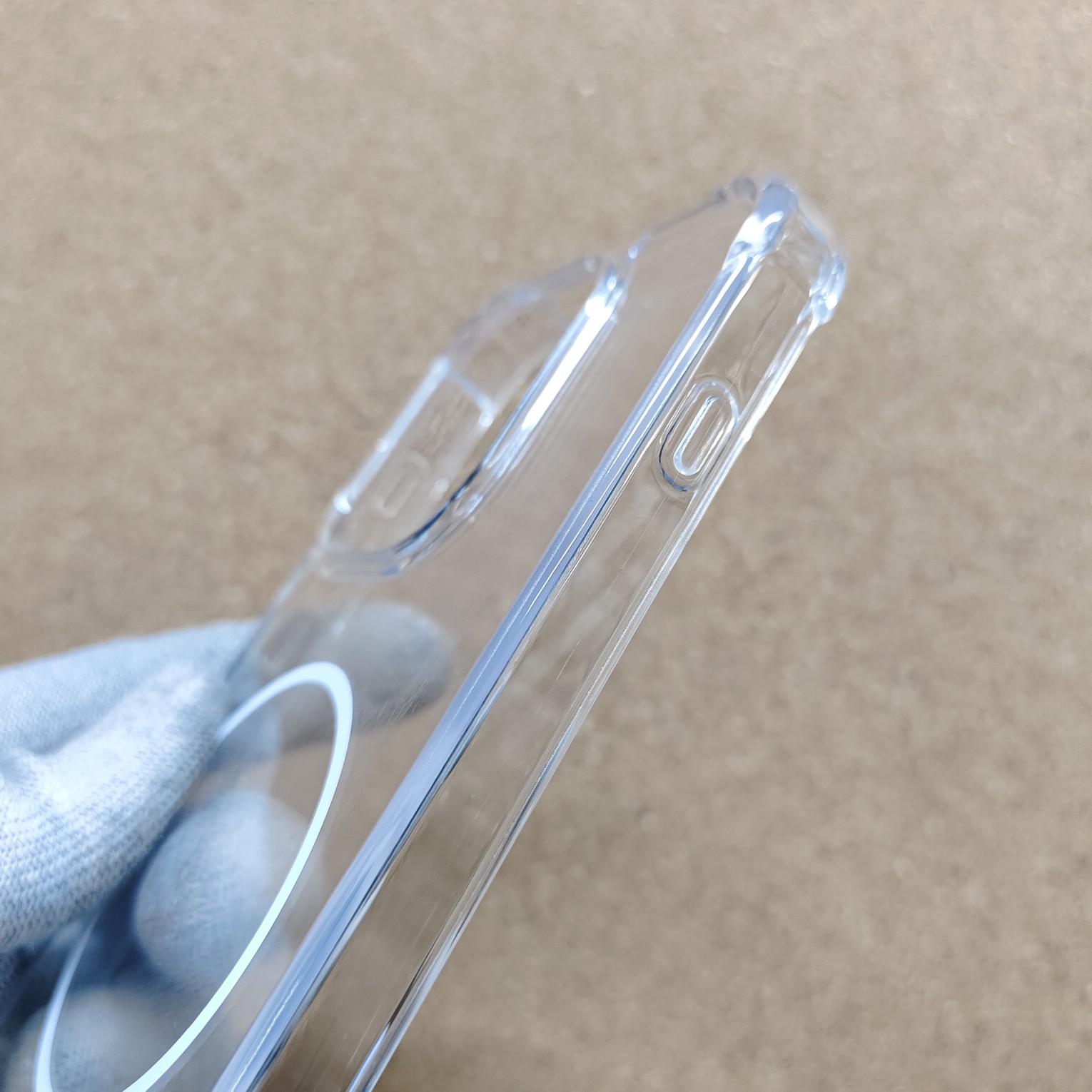 Oppo Find X9 Shockproof Silicon Transparent Back Cover No Magsafe - Image 5