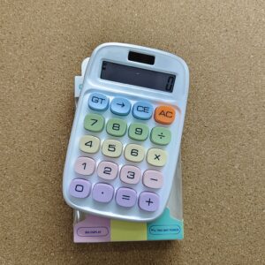 Premium Quality Small Size Colourful Calculator With Solar Power