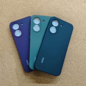 Poco X8 Pro Silicon Back Cover With Soft Cloth inside