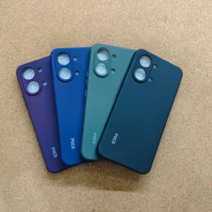 Poco X8 Pro Max Silicon Back Cover With Soft Cloth inside