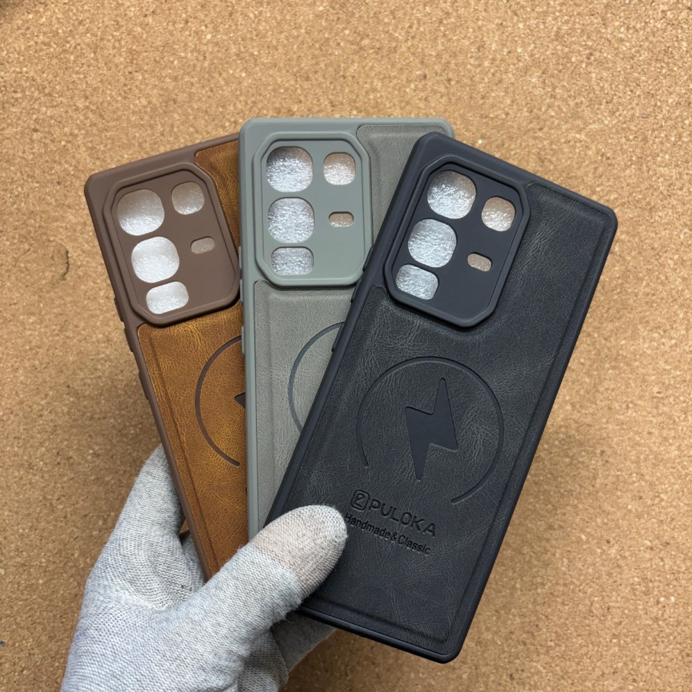 Infinix Note 50s Luxury Leather Back Cover with No Magsafe - Image 5