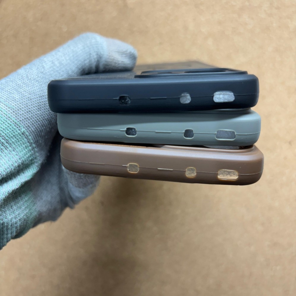 Oppo Reno 15 Luxury Leather Back Cover with No Magsafe - Image 3