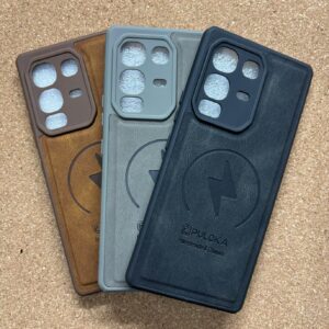 Infinix Note 50s Luxury Leather Back Cover with No Magsafe