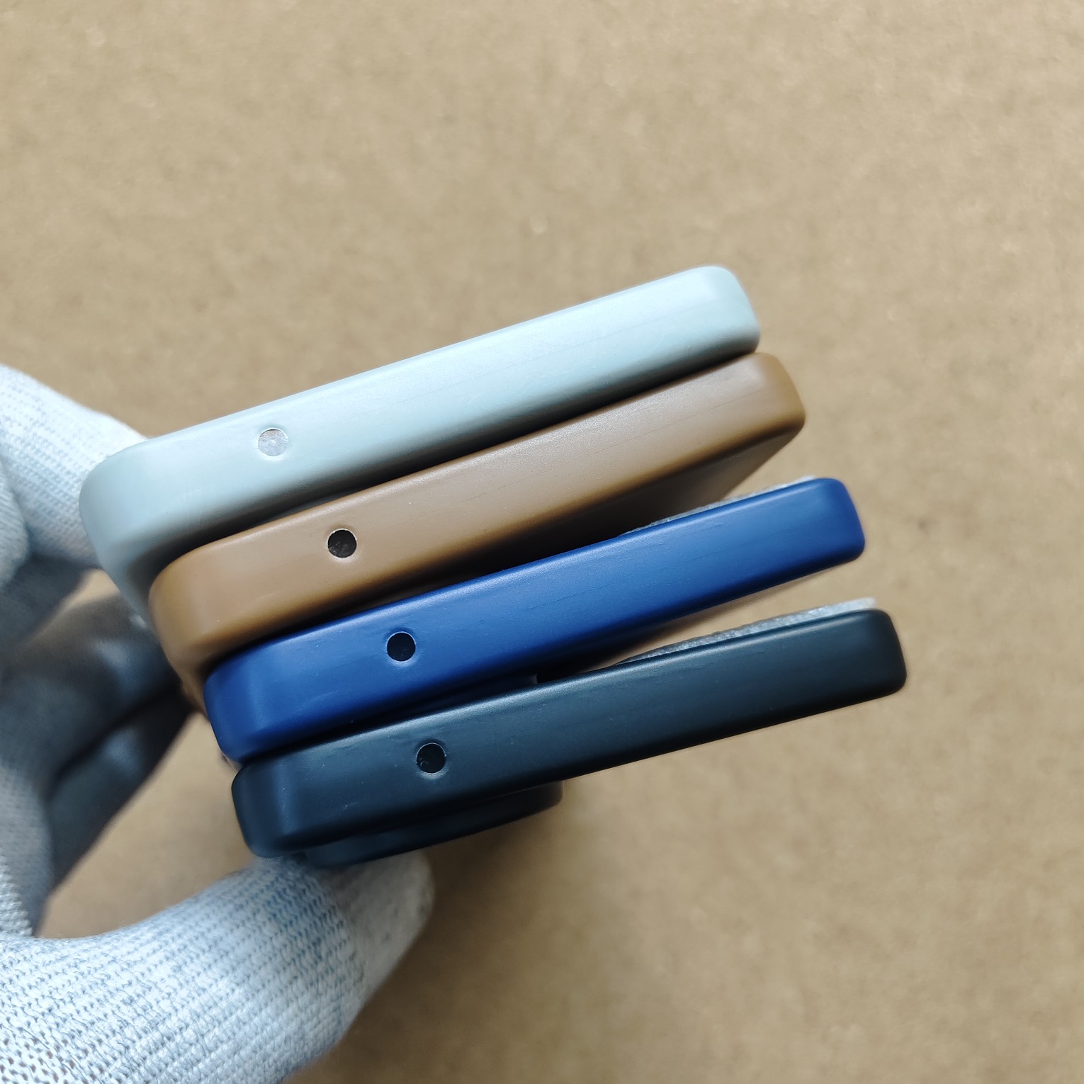 Vivo V40E & iQOO Z9s Premium Silicon Dotted Back Cover With Cloth Inside - Image 5